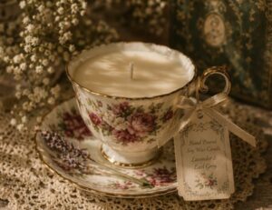 DIY Teacup Candle to Make and Sell