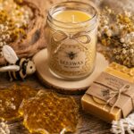 Bee-themed DIY crafts beeswax candles, honey soap, and resin coasters are popular handmade products to make money as a creative side hustle