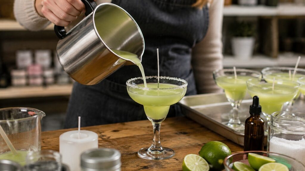 DIY Margarita Candle Craft to Sell